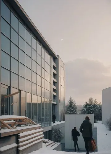 The facade of the building should be accurate and real,snohetta,phototherapeutics,epfl,skolkovo,njitap,uoit,schulich,safdie,macewan,technion,glass facade,newbuilding,new building,headquarter,globalfou