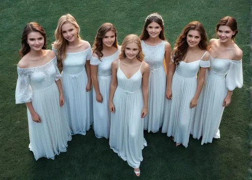 celtic woman,rhinemaidens,foundresses,countesses,sorority,debutantes,Photography,General,Realistic