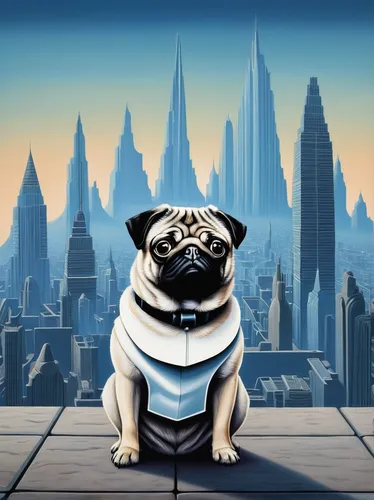 pug,art deco background,french bulldog blue,the french bulldog,dog illustration,city ​​portrait,bulldog,pekingese,linkedin icon,dog cartoon,sci fiction illustration,continental bulldog,french bulldog,valley bulldog,world digital painting,english bulldog,vector illustration,legerhond,cartoon video game background,pet portrait,Art,Artistic Painting,Artistic Painting 06