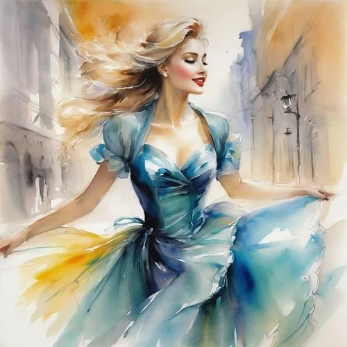 watercolor painting,watercolor pin up,watercolor blue,watercolor women accessory,watercolor,cendrillon,watercolor background,aquarelle,watercolor paris,watercolor paint strokes,vanderhorst,danseuse,margaery,siriano,watercolor paris shops,celtic woman,watercolor pencils,blumarine,peignoir,eilonwy,Illustration,Paper based,Paper Based 11