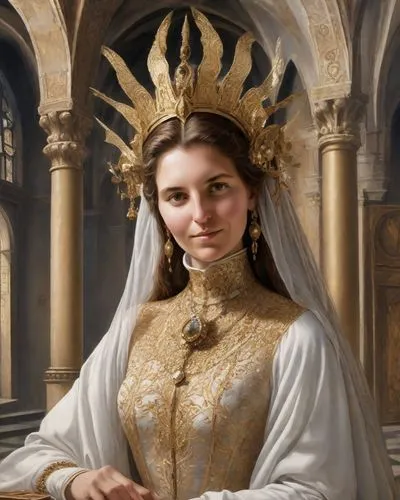 margairaz,portrait of christi,the prophet mary,sspx,suprema,christianae,Digital Art,Impressionism