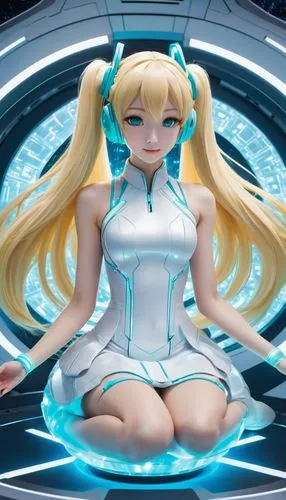 michiru,hatsune miku,silico,cpu,usagi,umiuchiwa,Illustration,Realistic Fantasy,Realistic Fantasy 08