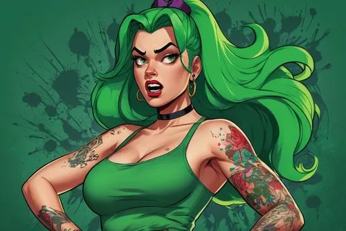 poison ivy,jade,background ivy,green skin,rockabella,tattoo girl,poison,emerald,heather green,green paprika,medusa,ivy,distressed clover,marina,menta,medusa gorgon,vector illustration,green wallpaper,mary jane,bitter clover,Illustration,Vector,Vector 19