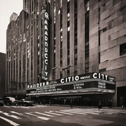 radio city music hall,chicago theatre,ohio theatre,warner theatre,fox theatre,theatre marquee,movie palace,marquee,cinema,chicago,alabama theatre,chi,madison square garden,1950s,smoot theatre,cinema strip,old cinema,cincinnati,c20,chrysler,Conceptual Art,Graffiti Art,Graffiti Art 11