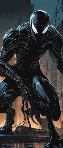 venom,webbing,venomous,spawn,dark suit,cowl vulture,black beetle,scorpion,arachnid,sci fiction illustration,walking spider,canis panther,spider the golden silk,spider,concept art,electro,background image,silver surfer,cg artwork,random access memory,Illustration,Black and White,Black and White 08