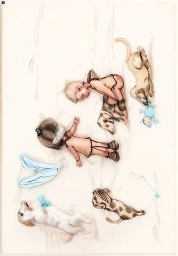 white footed mice,cherubs,rabbits and hares,female hares,cloves schwindl inge,fabric painting,children drawing,watercolor baby items,hares,chamois with young animals,felted and stitched,fairies aloft,nativity,porcelain dolls,carol colman,fawns,apollo and the muses,rabbits,drying,butterfly dolls