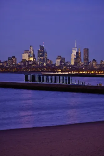 chicago skyline,great lakes,chicago night,east pier,blue hour,cleveland,pier 14,jersey city,chicago,homes for sale hoboken nj,homes for sale in hoboken nj,princes pier,the pier,old pier,city skyline,lakeshore,navy pier,lake shore,walnut beach,milwaukee,Conceptual Art,Oil color,Oil Color 15