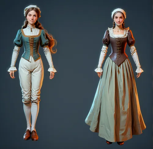 women's clothing,victorian fashion,women clothes,victorian lady,ladies clothes,costume design,costumes,3d model,bodice,overskirt,victorian style,female doll,3d rendered,fairy tale icons,folk costume,collected game assets,country dress,jane austen,bridal clothing,3d modeling,Conceptual Art,Fantasy,Fantasy 01