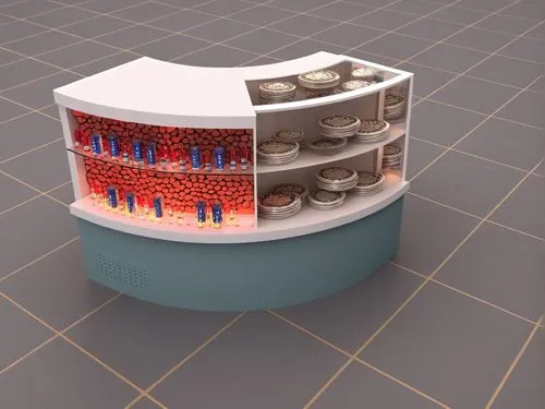 pills dispenser,sushi boat,dish storage,retro diner,dehydrator,houseboat,container freighter,cargo containers,3d model,cosmetics counter,a container ship,micropolis,ice cream maker,ocean liner,a cargo ship,syringe house,stacked containers,container carrier,container terminal,voxels,Photography,General,Realistic