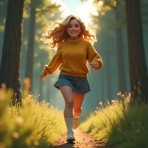 little girl running,arrietty,female runner,little girl in wind,eilonwy,girl walking away