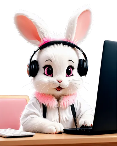 cartoon bunny,bunni,bunny,cartoon rabbit,bunnie,rabbids,call center,easter bunny,call centre,secretarial,bunnicula,white bunny,little bunny,receptionist,misbun,dobunni,cony,easter background,easter theme,computerologist,Illustration,Black and White,Black and White 34