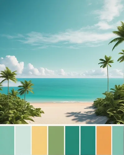 tropical floral background,rainbow color palette,tropical greens,color palette,tropical beach,beach landscape,pastel colors,colors background,pantone,color picker,colorful background,beach scenery,background colorful,beach background,background vector,tropical digital paper,palette,tropical sea,summer background,dream beach,Art,Classical Oil Painting,Classical Oil Painting 25