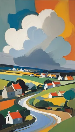 olle gill,dutch landscape,farm landscape,groenendael,rural landscape,brook landscape,dorset,drotning holm,carol colman,breton,cornwall,landscape,gower,braque d'auvergne,polder,yorkshire,home landscape,small landscape,exmoor,ardennes,Art,Artistic Painting,Artistic Painting 41