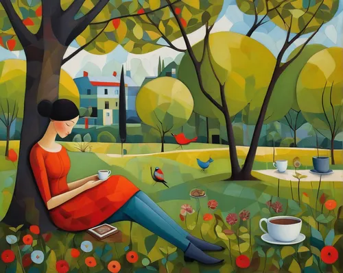 girl picking apples,coffee tea illustration,woman drinking coffee,carol colman,coffee and books,cloves schwindl inge,autumn idyll,little girl reading,carol m highsmith,tea and books,fabric painting,girl studying,woman at cafe,meticulous painting,one autumn afternoon,art painting,girl in the garden,woman eating apple,girl with cereal bowl,italian painter,Art,Artistic Painting,Artistic Painting 29