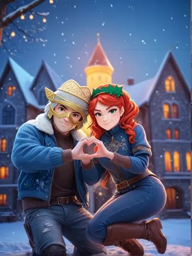 emara,broflovski,lucaya,christmas snowy background,christmas picture,couple boy and girl owl,chitralada,gladchuk,bessonette,modern christmas card,christmas movie,christmas card,perna,winterfest,christmasbackground,snowville,frostbitten,vondra,loving couple sunrise,shadman,Photography,General,Fantasy