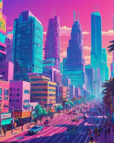 colorful city,los angeles,cybercity,cityscape,fantasy city,losangeles,cybertown,miami,futuristic landscape,doha,dubai,4k wallpaper 1920x1080,cyberpunk,angeleno,microdistrict,cityzen,cyberscene,la,city trans,megapolis,Conceptual Art,Sci-Fi,Sci-Fi 28