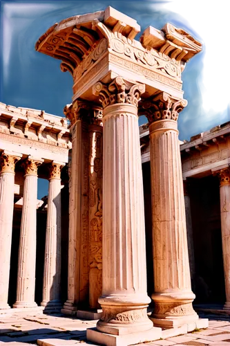 doric columns,erechtheion,greek temple,columns,roman columns,laodicea,colonnaded,baalbek,pillars,columned,ephesus,zappeion,capitolium,three pillars,atenas,parthenon,pylades,roman temple,acropolis,the parthenon,Conceptual Art,Sci-Fi,Sci-Fi 13