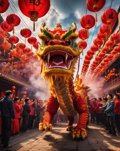 barongsai,golden dragon,dragon boat,taoism,dragon bridge,guobao,dragon fire,fire breathing dragon,shangguan,epoxi,gulou,yingchao,spring festival,wuhuan,meiyuan,kongfu,qibao,qilin,shenlong,firebrands,Art,Classical Oil Painting,Classical Oil Painting 20