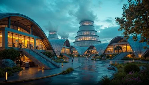 garden by the bay,therme,europa park,citadels,futuristic landscape,shanghai disney,asian architecture,fantasy city,ozeaneum,futuroscope,ibom,amazonica,dreamlands,fantasyland,futuristic architecture,the disneyland resort,fantasy world,imaginationland,fantasy picture,ecotopia