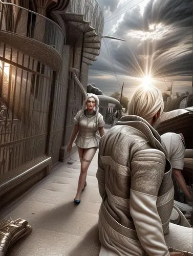 willink,sci fiction illustration,theed,mcquarrie,schuitema,schuiten,laius,abnegation,claymore,reiner,honorverse,barsoom,asherah,varsavsky,syberia,zathura,fleeing,unkar,sennacherib,mengsk