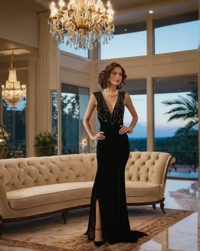 ardant,elegante,elegant,elegance,eveningwear,hovnanian,evening dress,a floor-length dress,traviata,scherfig,haifa,araceli,sarikaya,elissa,sarandon,joumana,fiordiligi,black dress with a slit,beren,vanity fair,Illustration,American Style,American Style 06