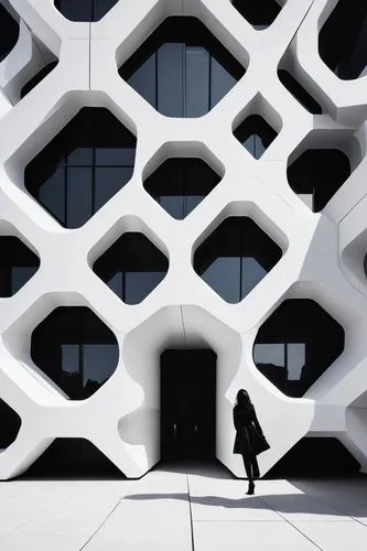 building honeycomb,latticework,honeycomb structure,cubic house,lattice,hexagons,voronoi,ravensbourne,polygonal,lattice windows,hex,hexagonal,ocad,morphosis,honeycomb grid,superlattice,cubic,lattices,tessellated,ultrastructure,Illustration,Black and White,Black and White 33