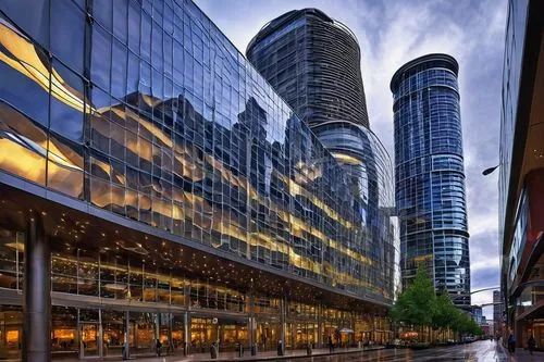 mississauga,toronto city hall,benaroya,costanera center,difc,vdara,financial district,streeterville,toronto,citicorp,citycenter,juilliard,luminato,yonge,berczy,glass facades,glass building,transbay,torontos,calgary,Art,Classical Oil Painting,Classical Oil Painting 29