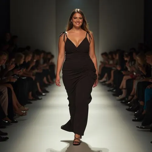 dress walk black,runway,a floor-length dress,gabourey,catwalks,black dress with a slit,Photography,Documentary Photography,Documentary Photography 09