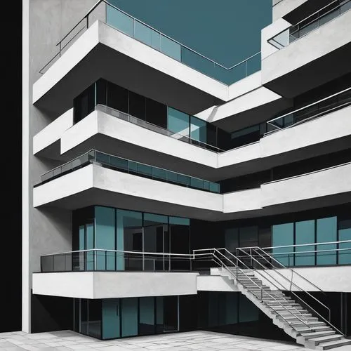 sketchup,revit,lasdun,3d rendering,balconies,corbu,multi storey car park,renders,neutra,multistory,render,bauhaus,seidler,nurbs,savoye,eisenman,cantilevers,kirrarchitecture,unbuilt,parkade,Illustration,Black and White,Black and White 09