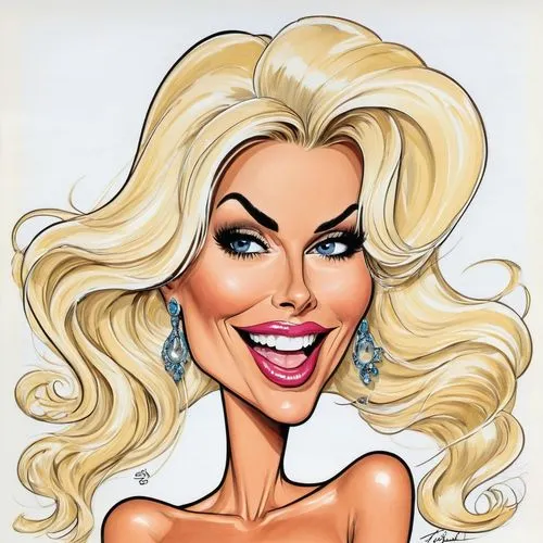 morganna,rupaul,caricatures,caricaturist,beverlee,caricature