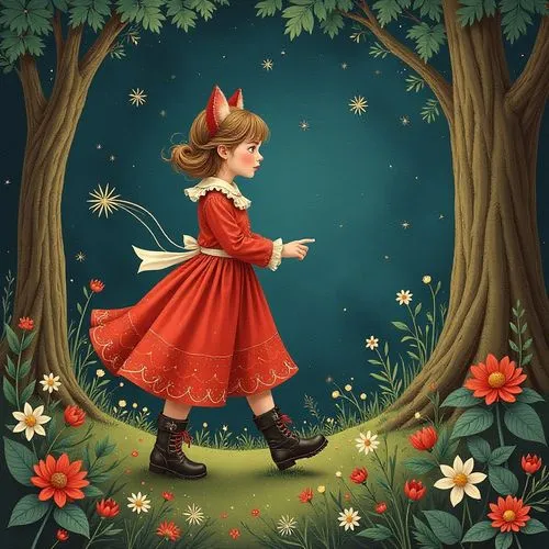 little red riding hood,fairy tale character,fairie,little girl fairy,red riding hood,arrietty