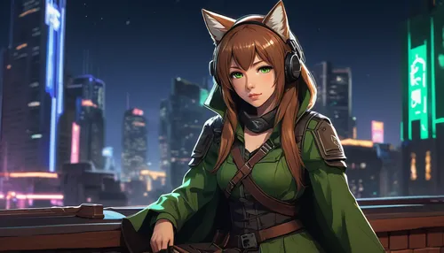 dusk background,mara,huntress,kosmea,cityscape,desert fox,fox,dacia,city ​​portrait,kinara,samara,above the city,karnak,rooftops,rooftop,gara,on the roof,jade,a fox,cute fox,Illustration,Black and White,Black and White 19