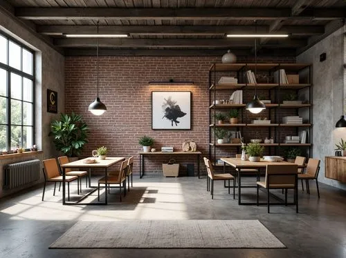 loft,officine,modern office,danish furniture,lofts,modern decor,minotti,creative office,interior design,working space,tile kitchen,contemporary decor,interior modern design,scandinavian style,breakfast room,brick house,shared apartment,kitchen design,modern kitchen interior,associati