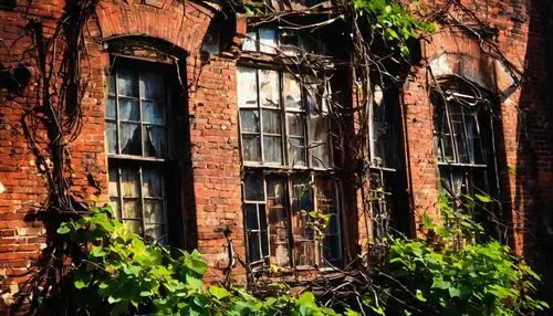 old windows,row of windows,old window,dilapidated building,dereliction,old brick building,derelict,middleport,wooden windows,abandoned building,dilapidated,lost place,window frames,old factory,windows,old factory building,brickyards,window front,lostplace,disused,Illustration,Realistic Fantasy,Realistic Fantasy 37