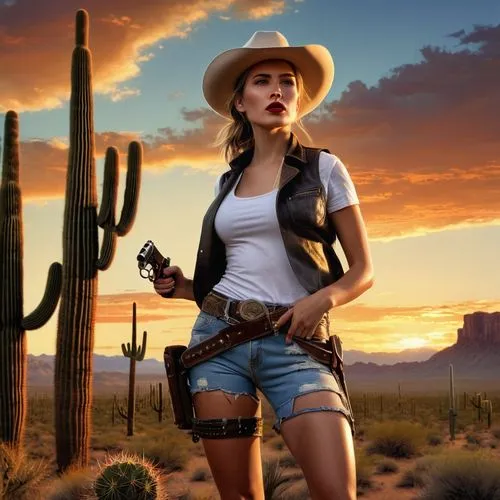 cowgirl,western,cowgirls,gunslinger,desert background,intrawest,girl with gun,westerns,cowpoke,countrygirl,woman holding gun,longmire,southwestern,girl with a gun,westering,cowboy bone,rancher,capture desert,countrywoman,western riding,Conceptual Art,Fantasy,Fantasy 28