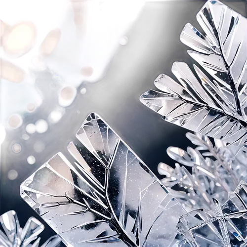 Ice crystals, shattered glass, frosty mist, sparkling particles, frozen aura, crystal clear ice, delicate shards, intricate patterns, transparent background, macro shot, close-up composition, high-key