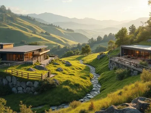 house in the mountains,house in mountains,mountain huts,alpine pastures,alpine landscape,the cabin in the mountains,home landscape,grass roof,beautiful home,chalet,log home,mountain pasture,swiss house,alpine meadow,alpine village,rolling hills,mountainside,meadow landscape,hillside,mountain valley,Photography,General,Realistic