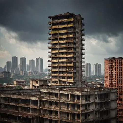 kowloon city,scampia,mumbai,high rises,overdevelopment,highrises,borivali,tower block,urbanization,payoh,jakarta,block of flats,kowloon,urban landscape,urbanisation,goregaon,kharghar,high-rise building,bahru,high rise building,Photography,Documentary Photography,Documentary Photography 29