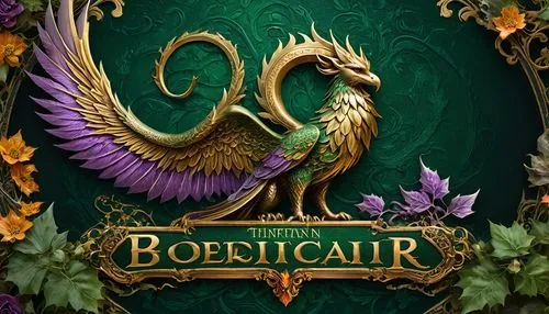 art nouveau design,bonifacius,book wallpaper,bordereau,bobbejaan,borelius,enamel sign,beleriand,boreas,botaneiates,bombadil,bohairic,boudria,botanist,bohemica,seregil,borgelt,art nouveau,boureij,coat of arms of bird,Photography,General,Fantasy