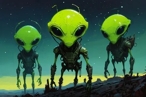 Little green men with pointed heads!,extraterrestrials,aliens,cenobites,mogadorians,abductees,extraterritorial,martians,alien,extraterrestrial life,alien planet,extraterrestrial,seti,ufos,mellars,alie