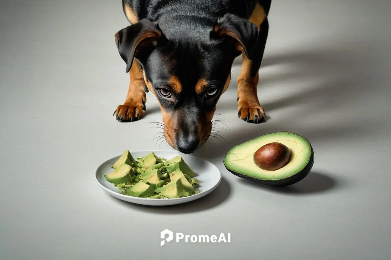 dog eating a plate of avocado,avacado,palta,avo,avocado,avocado salad,still life with pepper,avos,guacamole,avoiders,avocation,avocados,frugivore,avocational,doberman,avocat,ocado,avows,dog photograph