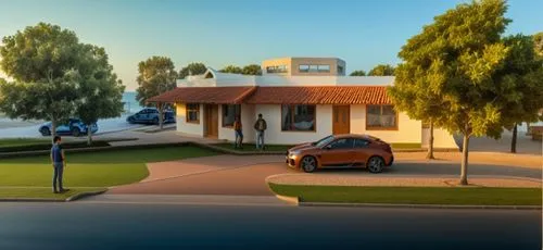 suburu,street scene,3d rendering,numurkah,mildura,street view,narrandera,suburbia,car showroom,photo painting,photorealism,suburban,suburbanized,autopia,gunnedah,village scene,houses clipart,3d car model,parking place,streetcorner,Photography,General,Realistic