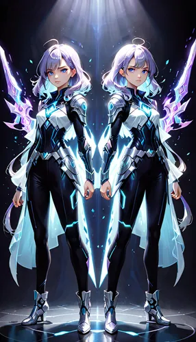 monsoon banner,angel’s tear,angel and devil,show off aurora,winterblueher,duplicate,aqua,duet,lancers,mirror image,angels of the apocalypse,triplet lily,wing ozone rush 5,gemini,crystalline,hym duo,tiber riven,twins,double,angels,Anime,Anime,General