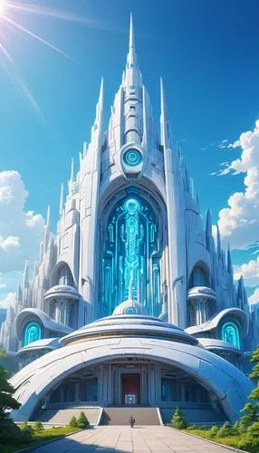 ice castle,white temple,alfheim,tirith,jotunheim,thingol,fantasy world,ordos,citadels,asgard,gondolin,symphonia,portal,temples,fantasy city,hall of the fallen,kingdom,kingdoms,praetorium,sanctum,Illustration,Japanese style,Japanese Style 03