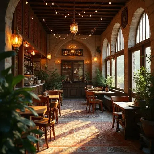 patios,inglenook,rathskeller,patio,teahouse,breakfast room,refectory,yountville,tearoom,alpine restaurant,inside courtyard,bistro,tavernas,outdoor dining,stationhouse,wooden beams,dining room,the coffee shop,gastropub,herbology,Photography,General,Realistic