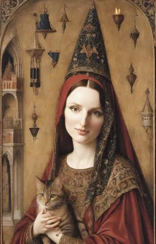 antonello,gothic portrait,crivelli,melozzo,khnopff,cat european