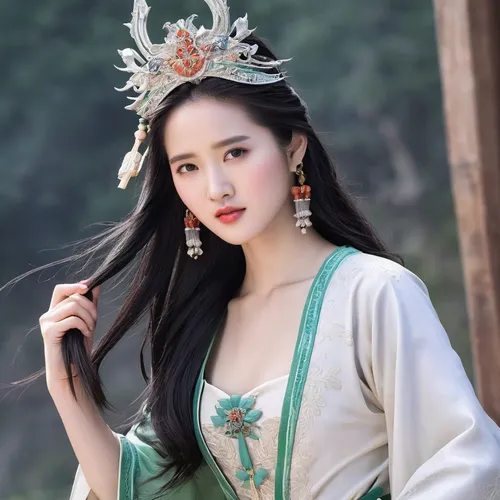 ziu,mulan,inner mongolian beauty,oriental princess,xuan lian,taiwanese opera,asian costume,xiangwei,hanbok,rou jia mo,miss vietnam,peking opera,xizhi,shuanghuan noble,azerbaijan azn,ao dai,phuquy,yuanyang,traditional costume,siu mei,Illustration,Abstract Fantasy,Abstract Fantasy 16