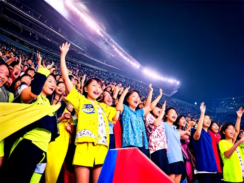 concert crowd,ulsan rock,japanese fans,smtown,yeosu,live concert,korean fan dance,grandstand,universiade,seoul international fireworks festival,acyf,daejeon,concert,beatlemania,stadiums,oneunited,tokyo summer olympics,cheering,blackjacks,sones,Illustration,Japanese style,Japanese Style 10