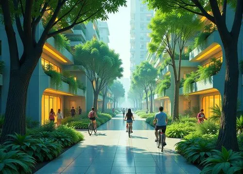 biopolis,guangzhou,payoh,hcmc,bicycle path,bahru,Unique,Design,Blueprint