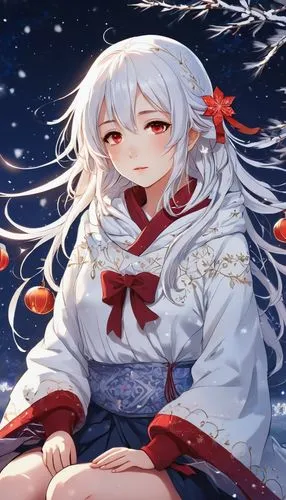 christmas snowy background,winter background,white winter dress,whitey,white blossom,inari,snowflake background,snowy,sakura blossoms,in the snow,christmasbackground,cold cherry blossoms,white petals,starry sky,christmas background,santa,christmas wallpaper,starry,christmas angel,christmas star,Illustration,Japanese style,Japanese Style 05